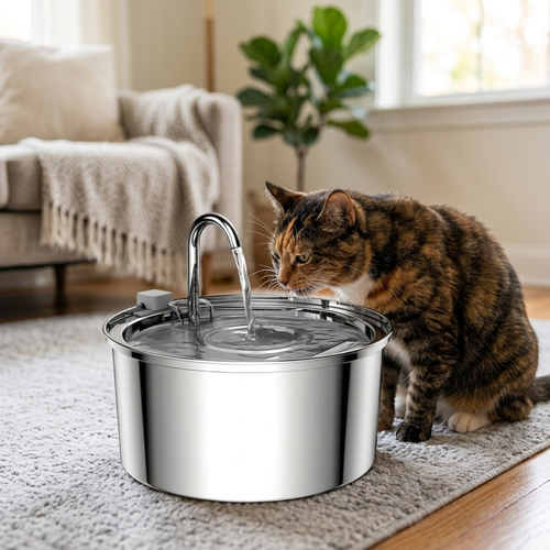 Cat Water Fountain – Automatic Filtered Drinking Fountain