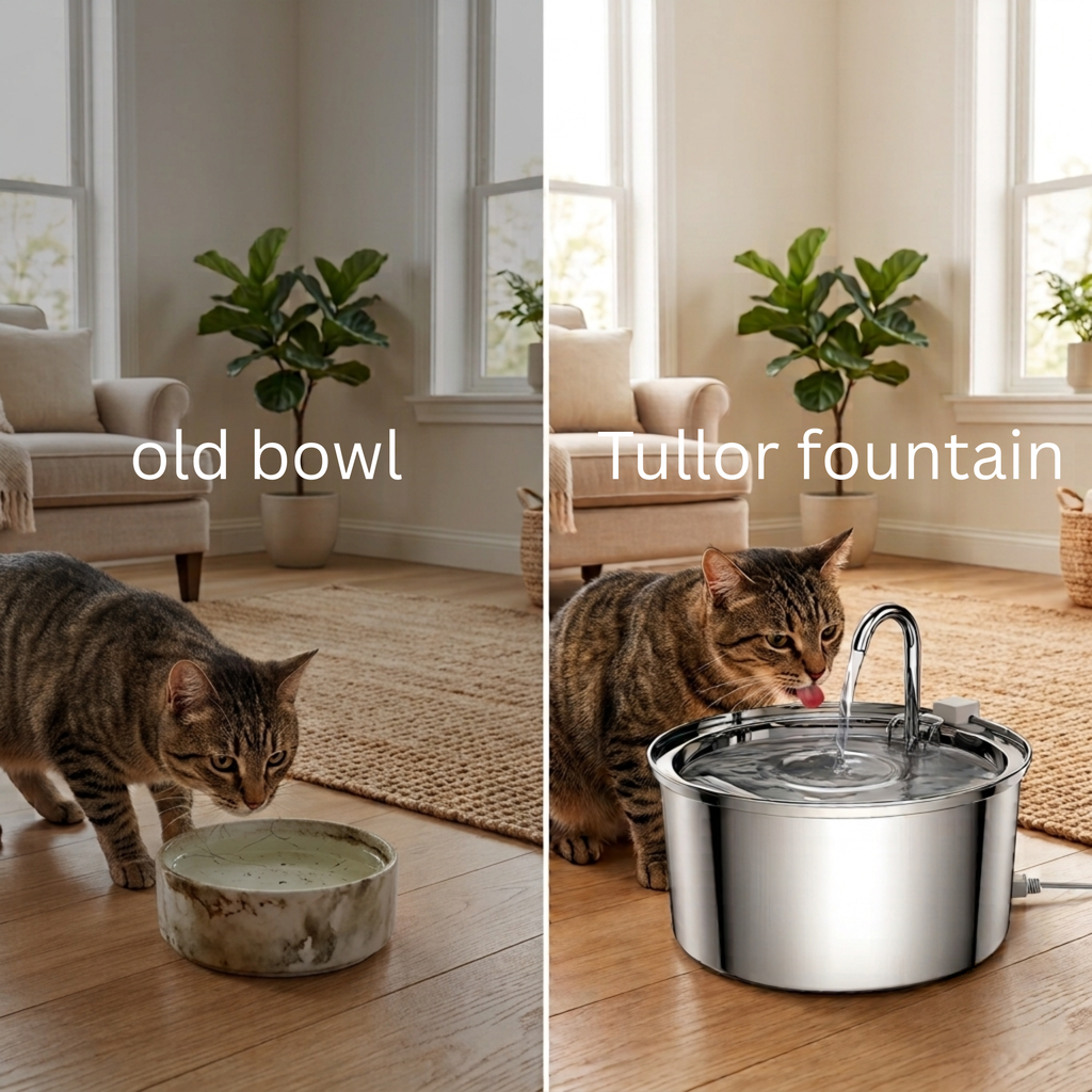 Cat Water Fountain – Automatic Filtered Drinking Fountain